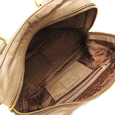 プラダ PRADA ヴィッテロ シャイン VITELLO SHINE ボストンバッグ 