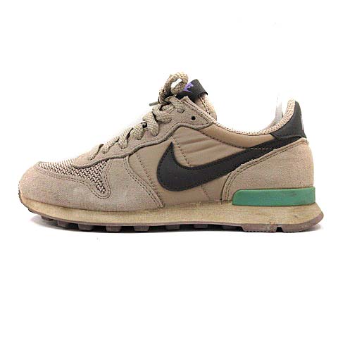 ナイキ Nike インターナショナリスト Internationalist スニーカー ローカット スエード ロゴ 23 5cm ベージュ 003 Yi7 レディース 170 ベクトルパーク