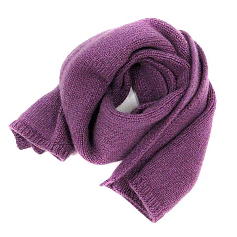 エルメス 薄紫 カシミヤマフラーパープルHERMES