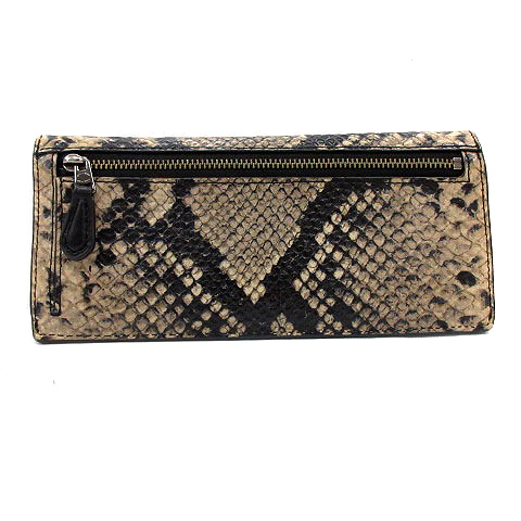 コーチ 長財布 スネーク パイソン柄（コーチ COACH 長財布 パイソン 型  