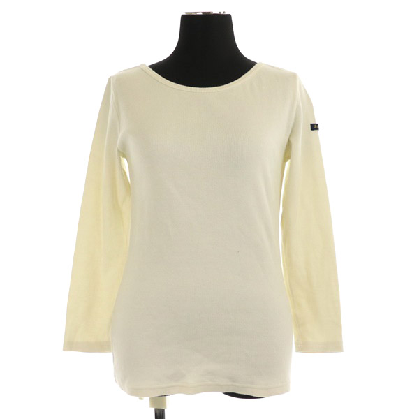 ルミノア Leminor カットソー 長袖 ニット リブ T1 アイボリー My Os レディース 170 ベクトルパーク