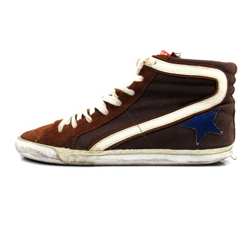 ゴールデングース Golden Goose Deluxe Brand Slide スニーカー ハイカット スエード キャンバス 切替 38 24cm 茶 ブラウン Yi23 レディース 170 ベクトルパーク ゴールデングース Golden Goose Deluxe Brand Slide スニーカー ハイカット スエード キャンバス 切替 38 24cm 茶 ブラウン Yi23 レディース 170 ベクトルパーク