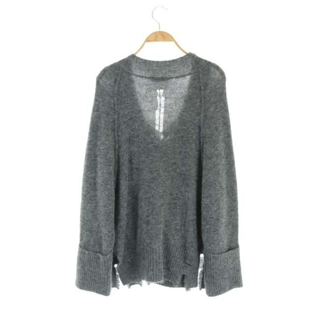 ディーゼル DIESEL ベルトVネックニットセーター プルオーバー 長袖  