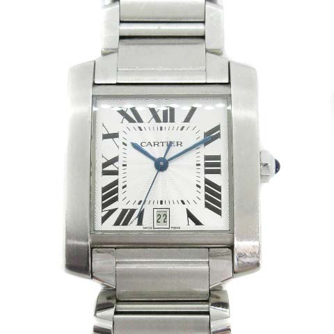 カルティエ Cartier タンク フランセーズ Lm 腕時計 自動巻き スクエア シルバー色 2302 Wq3 Yi27 Oh メンズ 170 ベクトルパーク