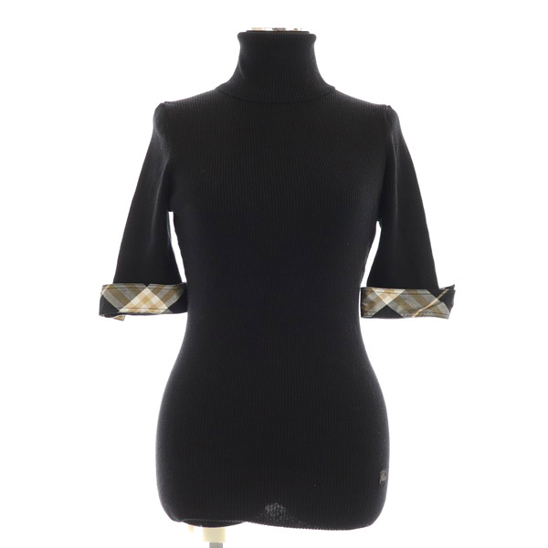 バーバリーブルーレーベル BURBERRY BLUE LABEL タートルネックニット