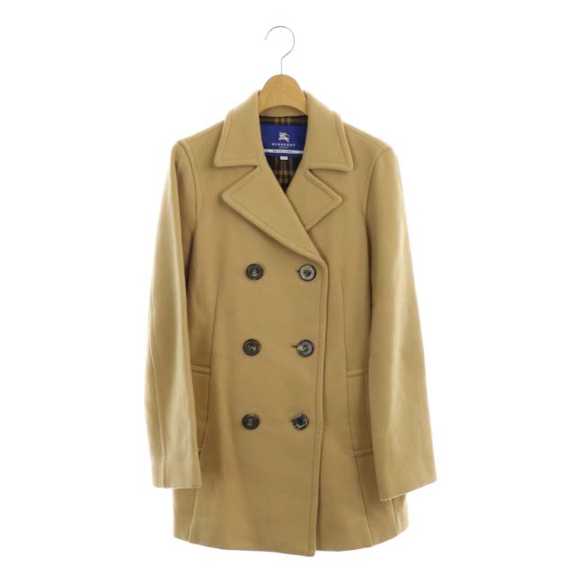バーバリーブルーレーベル BURBERRY BLUE LABEL メルトンウールダブル 