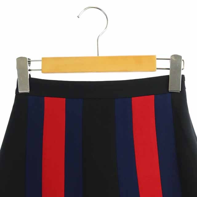 クリアランス GUCCI GGロゴストライプひざ下丈スカート グッチ GUCCI