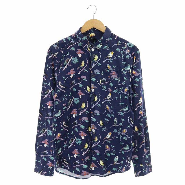 Paul Smith collection フラワープリントシャツ Paul Smith 花柄長袖シャツ Lサイズ ポールスミス】 【Paul Smith】花柄 長袖シャツ L