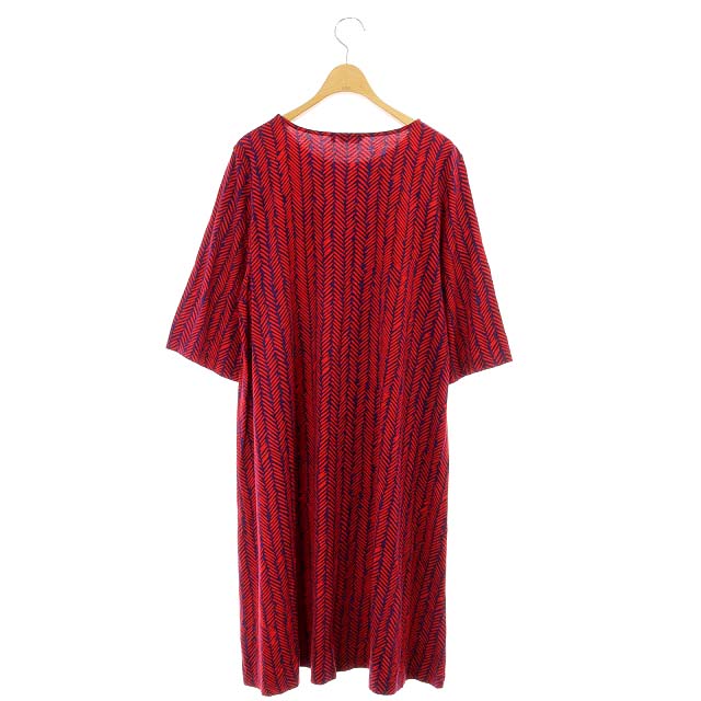 マリメッコ marimekko ワンピース Lokki ロッキ柄 七分袖 38 マリメッコ marimekko ＜Pieni Unikko＞七分袖ワンピース