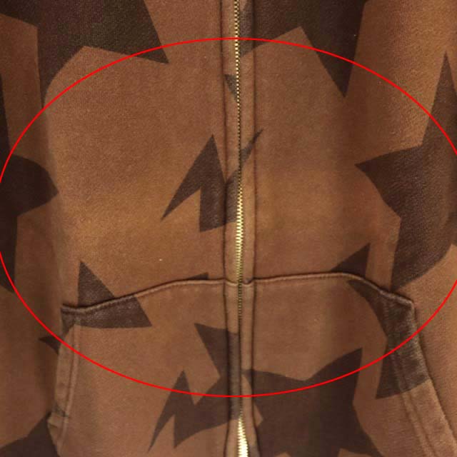 アベイシングエイプ A BATHING APE スター ジップアップ パーカー