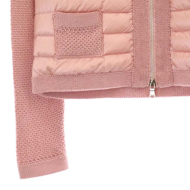 モンクレール MONCLER MAGLIA TRICOT ALLA COREANA ダウン 切替 ジップ