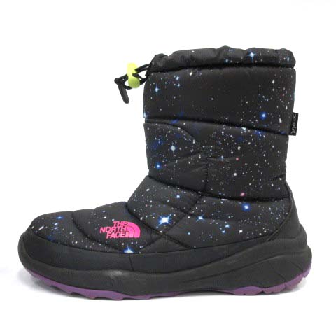 ザノースフェイス The North Face Xgirl ヌプシブーティー Nuptse Bootie V ショート フラット 宇宙柄 黒 ブラック 25cm Nf5148x Yo8 レディース 170 ベクトルパーク