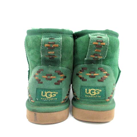 UGG australia / シューズ/24cm/緑/スウェード/1155650/アグオーストラリア アグ オーストラリア UGG australia クラシック ミニ ラスティック