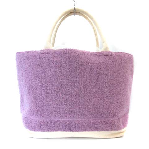 ロンハーマン Ron Herman パイル キャンバストートバッグ ハンドバッグ Rhc バイカラー オフホワイト 紫 パープル An35 レディース 170 ベクトルパーク ロンハーマン Ron Herman パイル キャンバストートバッグ ハンドバッグ Rhc バイカラー オフホワイト 紫 パープル An35 レディース 170 ベクトルパーク