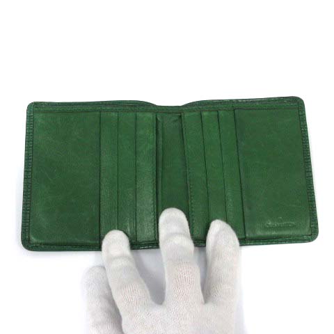 LOUIS VUITTON エピ ボルネオ・グリーン M63314 二つ折財布 LOUIS VUITTON エピ ボルネオ・グリーン M63314 二つ折財布