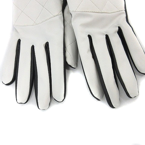 UGG ホワイト キルティング手袋