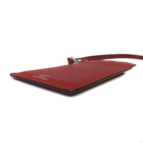 エルメス HERMES パスケース 定期入れ レザー ストラップ付き