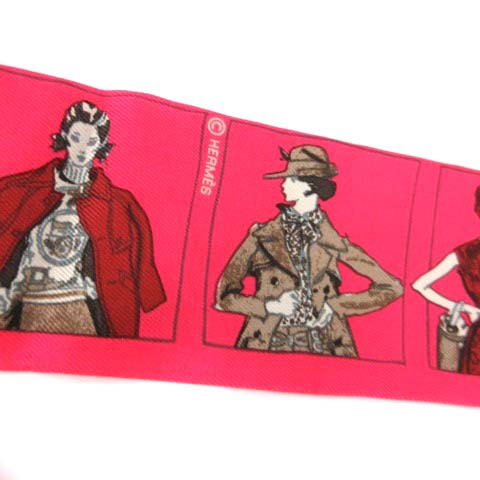 エルメス HERMES ツイリースカーフ エルメスを纏った人 貴婦人 H 