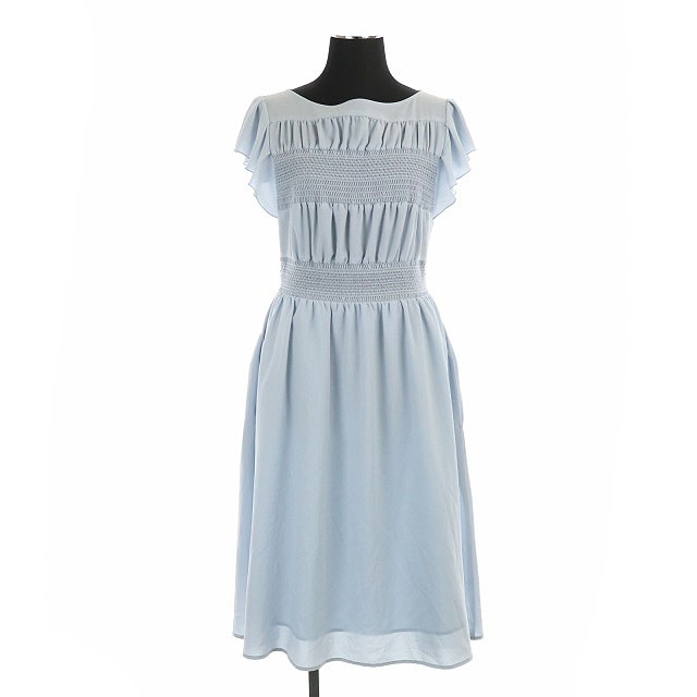 トッカ Tocca Shirring ドレス ワンピース ひざ丈 半袖 0 水色 ライトブルー Mf Os レディース 170 ベクトルパーク トッカ Tocca Shirring ドレス ワンピース ひざ丈 半袖 0 水色 ライトブルー Mf Os レディース 170 ベクトルパーク