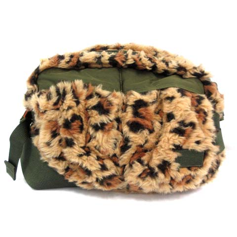 サカイ sacai × ポーター PORTER 19AW LEOPARD FAUX FUR WAIST BAG 
