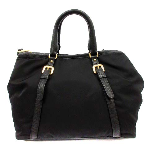 プラダ PRADA TESSUTO VIT DAI ハンドバッグ バッグ ナイロン レザー