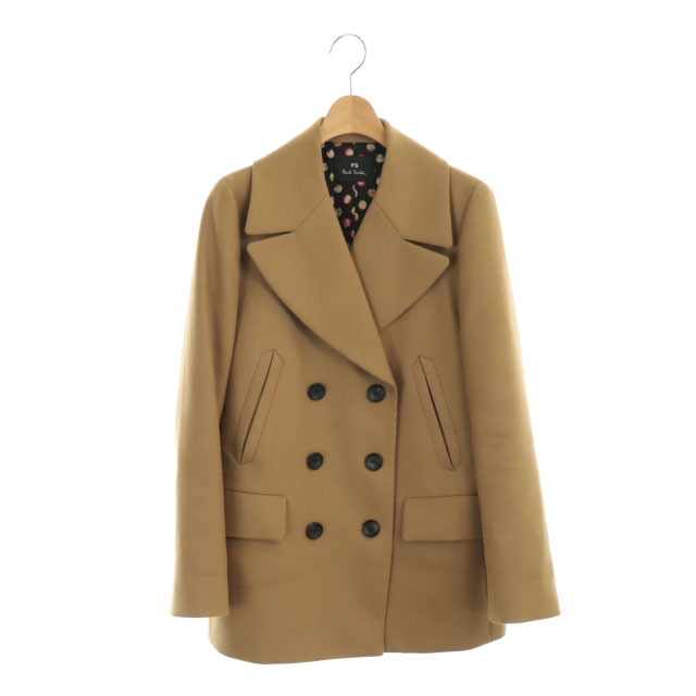 ポールスミス Paul Smith Psポールスミス チェスターコート ショート丈 ダブル 40 キャメル Df Os レディース 170 ベクトルパーク