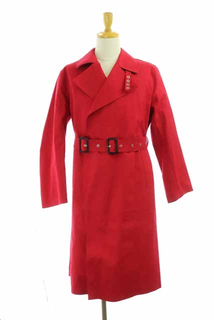 マッキントッシュ Mackintosh ゴム引きコート チェスターコート スプリングコート ロング 36 赤 レッド Mf Os Sh メンズ 170 ベクトルパーク