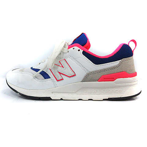 ニューバランス New Balance 997h スニーカー ランニングシューズ ローカット 23cm 白 ホワイト ピンク 青 ブルー Cm997haj Hz8 レディース 170 ベクトルパーク