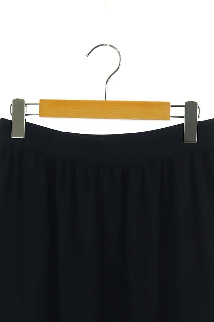 YOKOCHAN Gathered Straight Pants 38 Navy
