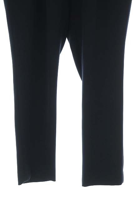 YOKOCHAN Gathered Straight Pants 38 Navy