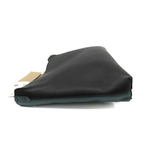 未使用品 バーバリー BURBERRY Large Tri-tone Leather Clutch 