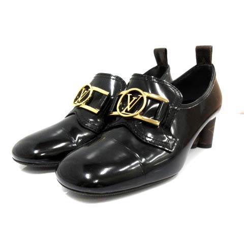 ルイヴィトン LOUIS VUITTON モノグラムローファー パンプス ラウンド 