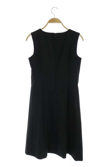 プラステ Plst トリコットジャージノースリーブワンピース ひざ丈 Xs 黒 ブラック Mf Os レディース 170 ベクトルパーク