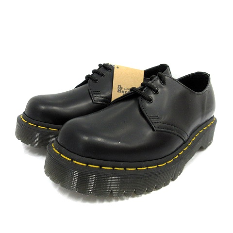 絶妙なデザイン Dr.Martens ドクターマーチン 3ホール 24cm ブラック ...
