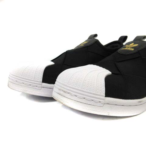 アディダスオリジナルス Adidas Originals スーパースター スリッポン Superstar Slip スニーカー 24cm 黒 ブラック Fv3187 Yo17 レディース 170 ベクトルパーク