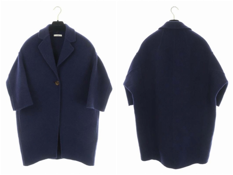 セリーヌ CELINE フィービーファイロ ムートンカラー 2WAY コート  