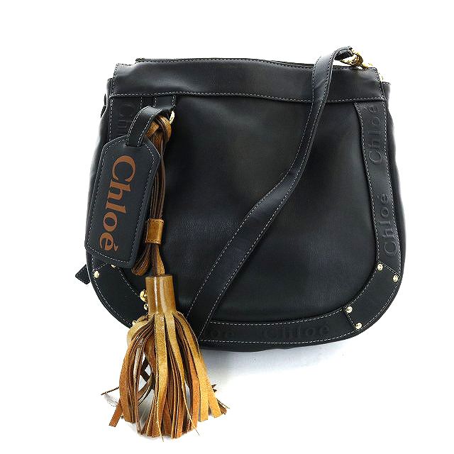 クロエ CHLOE エデン ショルダーバッグ レザー タッセル フリンジ  