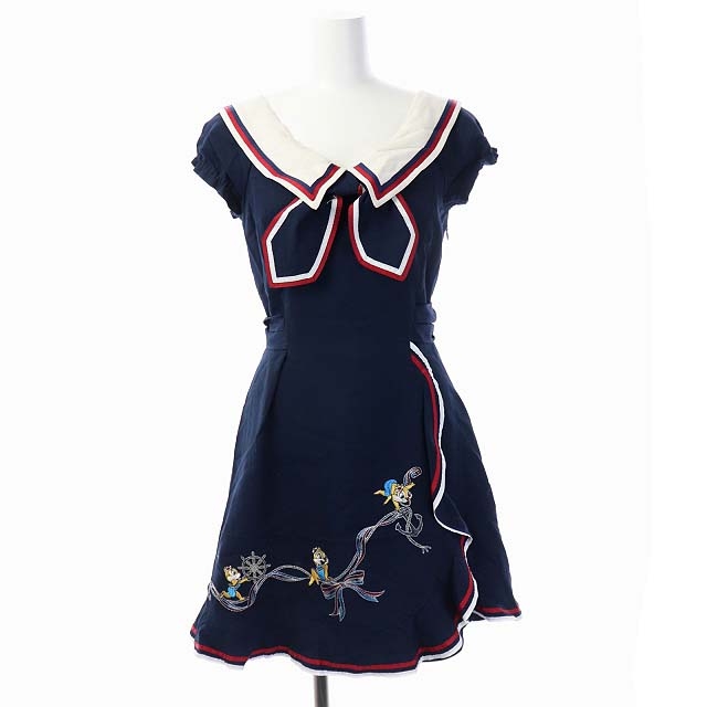 シークレットハニー Secret Honey Disney ディズニーコラボ ワンピース フレンチスリーブ フレア ミニ 刺繍 ベルトリボン 2 紺 ネイビー Os レディース 170 ベクトルパーク シークレットハニー Secret Honey Disney ディズニーコラボ ワンピース フレンチスリーブ フレア ミニ 刺繍 ベルトリボン 2 紺 ネイビー Os レディース 170 ベクトルパーク