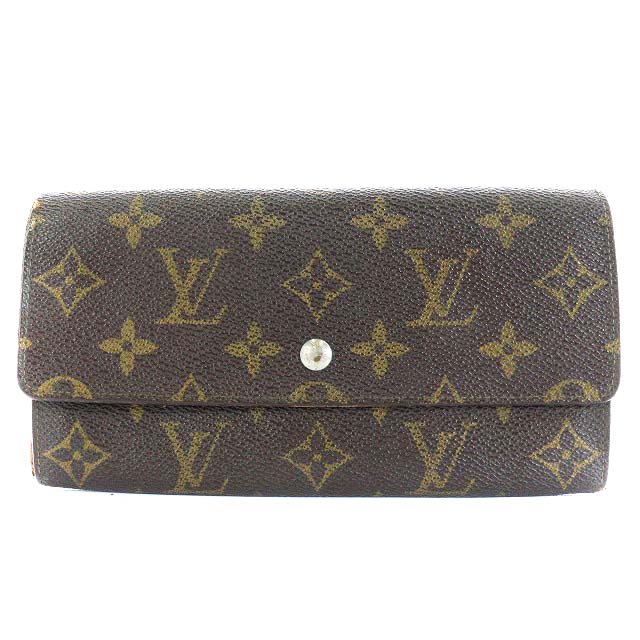ルイヴィトン LOUIS VUITTON モノグラム ポルトフォイユサラ 旧型 長 