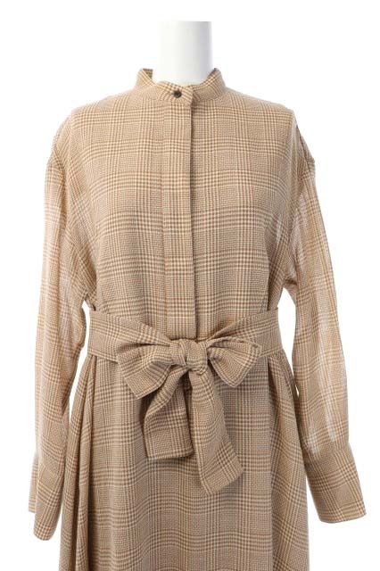 男女兼用 Ebure エブール グレンチェックワンピース ワンピース Acersaecuador Com