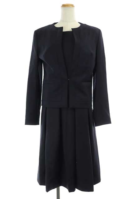 最大12 Offクーポン セオリーリュクス Theory レディース Os Mf ネイビー 紺 40 半袖 ロング ワンピース 総裏地 ノーカラージャケット セットアップ Executive Luxe ジャケット 上着 Backtohealthwoodbury Com
