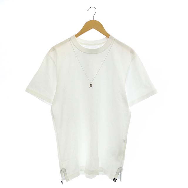 マスターマインド Mastermind Japan スカルネックレスデザインtシャツ カットソー プルオーバー 半袖 S 白 ホワイト Df Os メンズ 170 ベクトルパーク