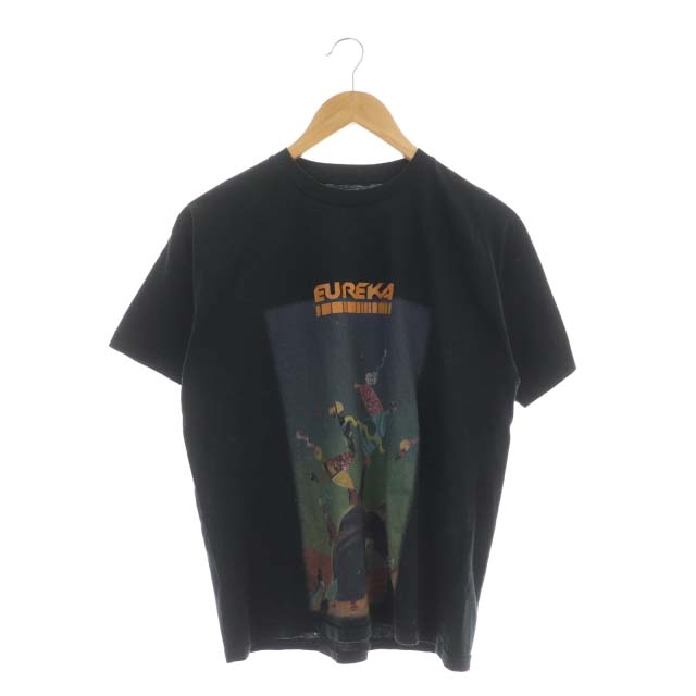 メゾンエウレカ Maison Eureka Kollage Print T グラフィックプリントtシャツ カットソー 半袖 黒 ブラック Mf Os レディース 170 ベクトルパーク