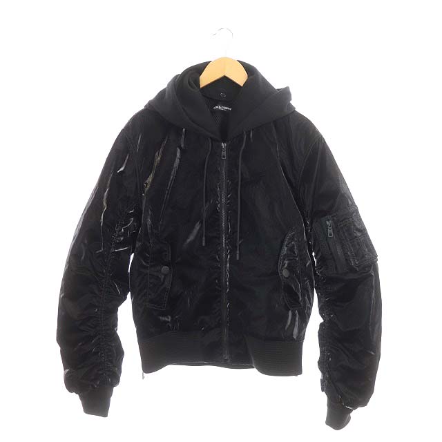 ドルチェ&ガッバーナ ドルガバ DOLCE&GABBANA フード付き ボンバー  