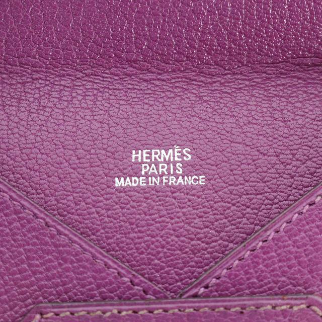 エルメス HERMES ミルファイユ カードケース 名刺入れ レザー レター型