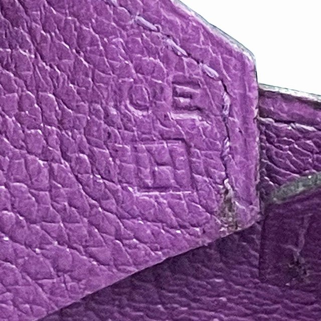 エルメス HERMES ミルファイユ カードケース 名刺入れ レザー レター型