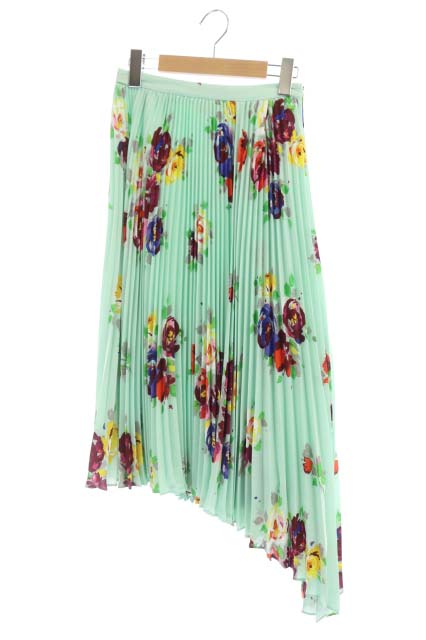 ケイトスペード KATE SPADE Rare Roses Pleated Skirt プリーツ 