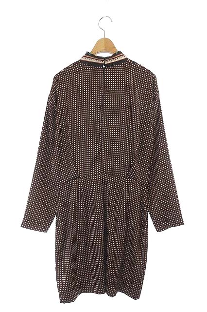 ザラ Zara ワンピース ドット ボウタイ 長袖 膝丈 Xs マルチカラー Ao Os レディース 170 ベクトルパーク