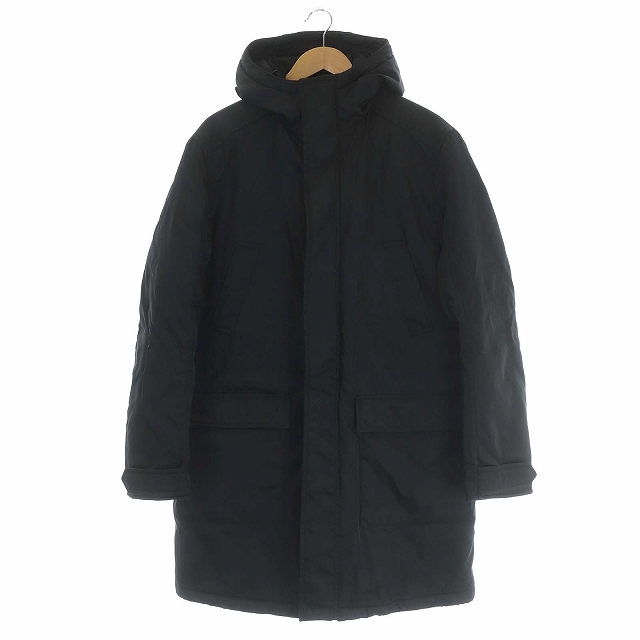 プラダ PRADA 18AW フード付きナイロン中綿コート ロング アウター 48 