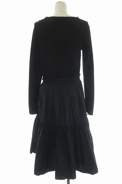 モンクレール MONCLER ABITO TRICOT 異素材切り替えワンピース  